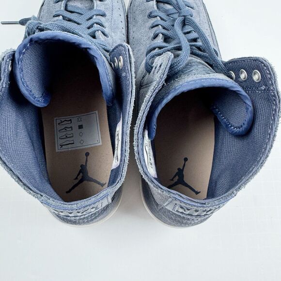 New Air Jordan 2 Retro Deconstructed Thunder Blue Mens Size 8 EUC 897521-402 - Picture 8 of 14